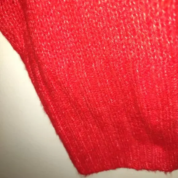 Style & Co Cherry Red Turtleneck Plus Sz 3X Soft Roomy Cozy Winter Outdoor - Picture 5 of 16